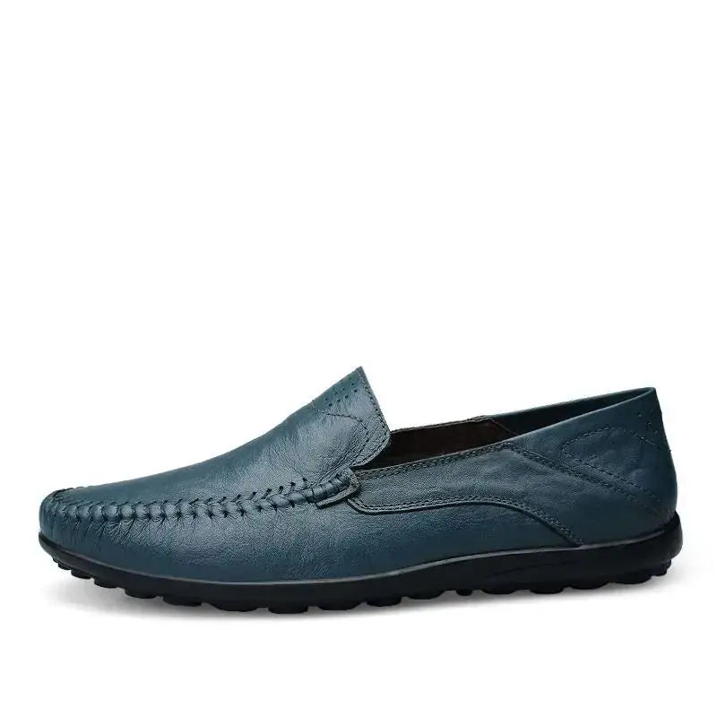 Zapatos masculinos de couro
 marca de luxo casual