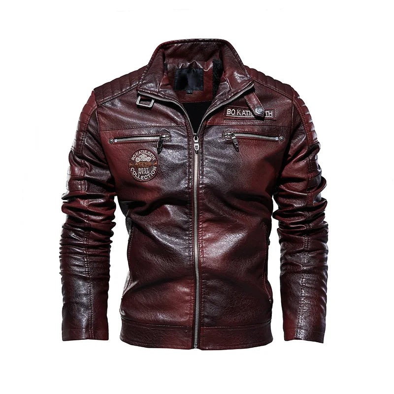 Jaqueta de Couro Masculina - Katie Seth